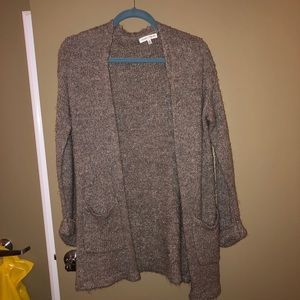 Brown cardigan